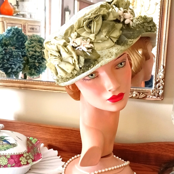 STUNNING VTG "ELIZABETH" RICH'S INC. HAT! - Picture 6 of 16